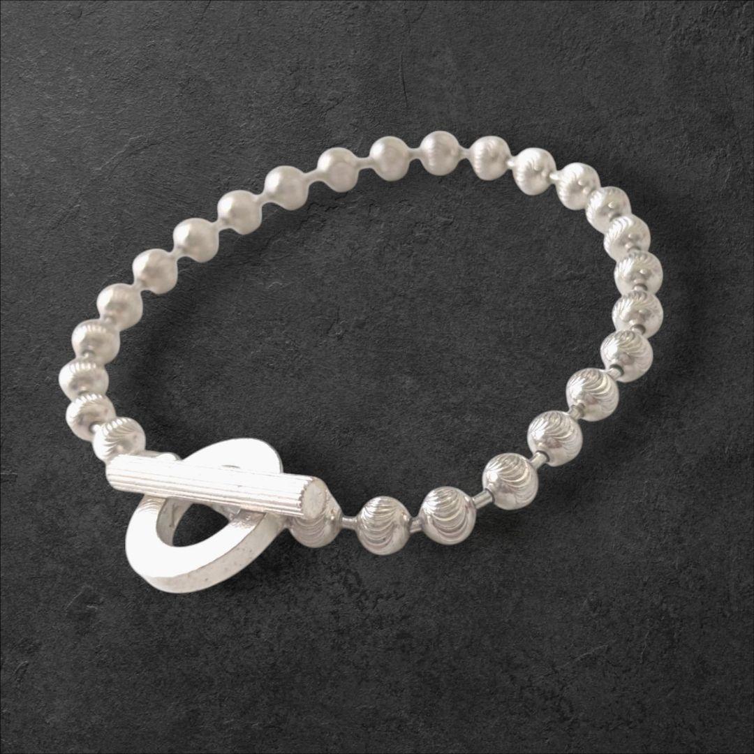 GUCCI グッチ ボールチェーン シルバー ブレスレット バングル