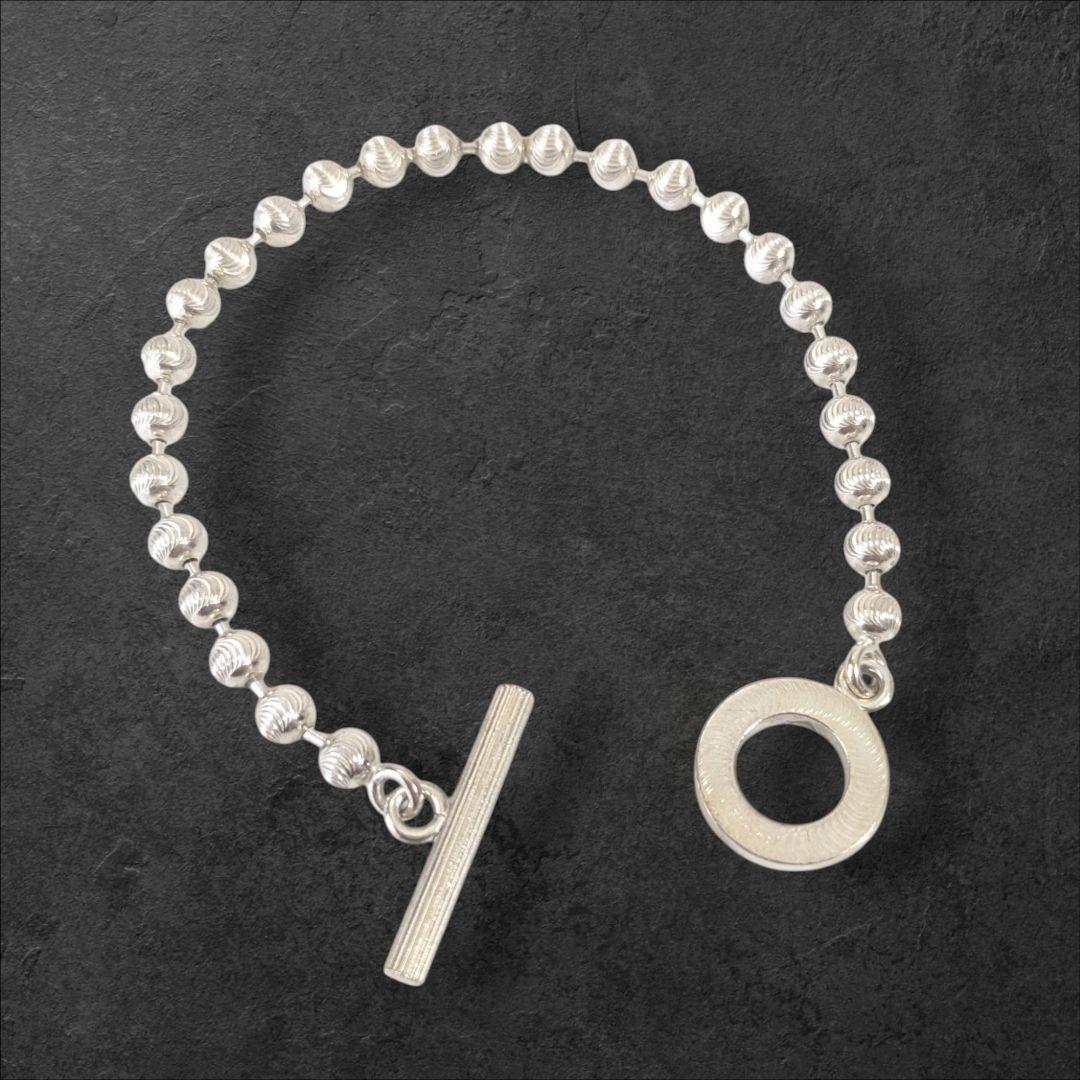 GUCCI グッチ ボールチェーン シルバー ブレスレット バングル