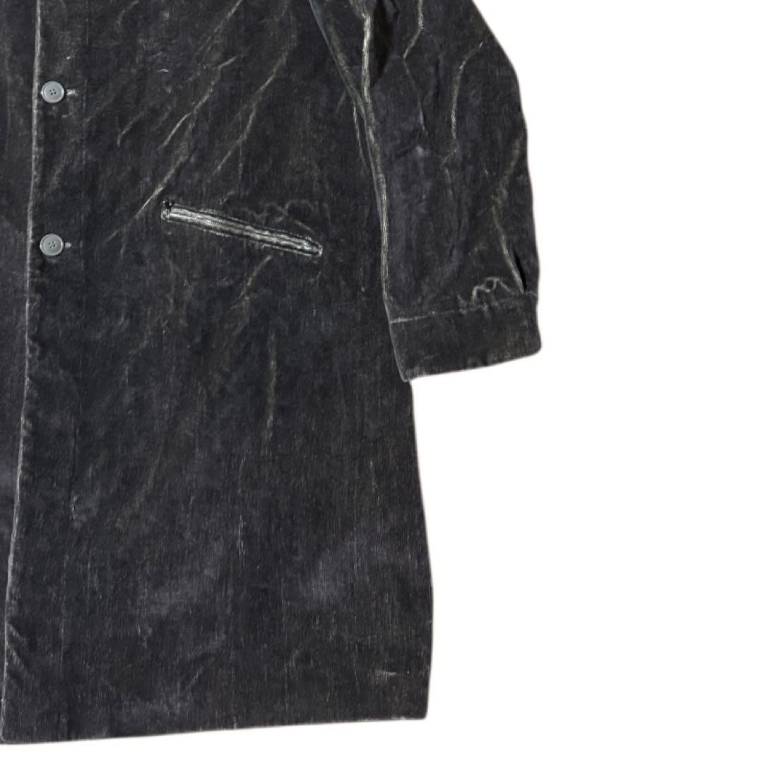 稀少サイズ54 GIORGIO ARMANI アーカイブ ベロア ロングコート