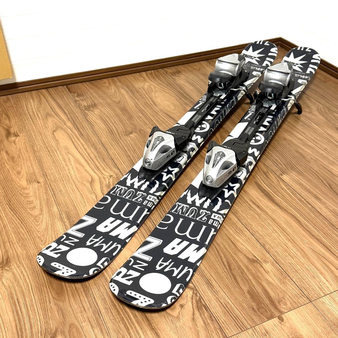 スキー板 ZUMA ショートスキー 100cm ビンディング調整可 初心者OK