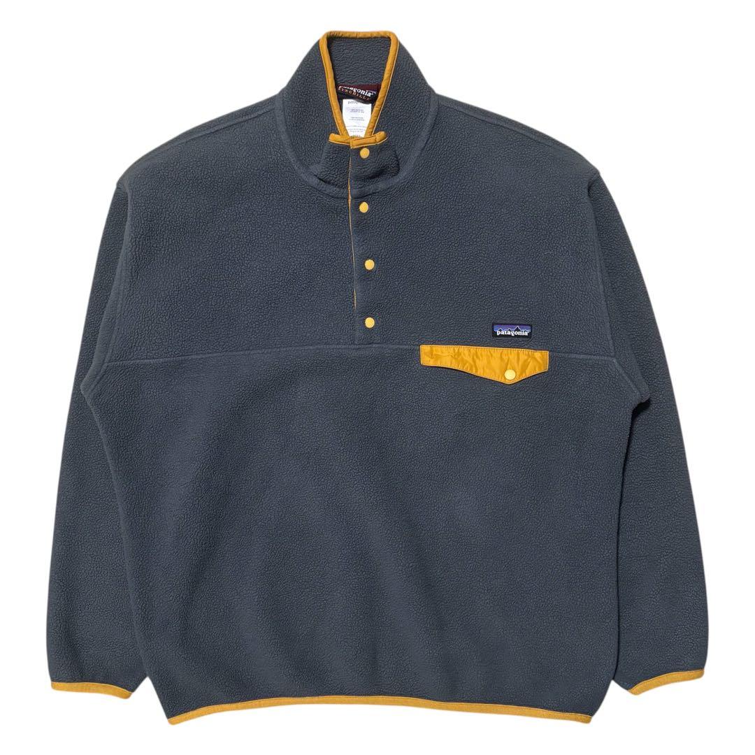 好配色 極美品 patagonia シンチラ パタゴニア スナップT イエロー