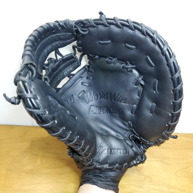 ミズノ ワールドウィン 限定 Mマークラベル ファーストミット 軟式グローブ