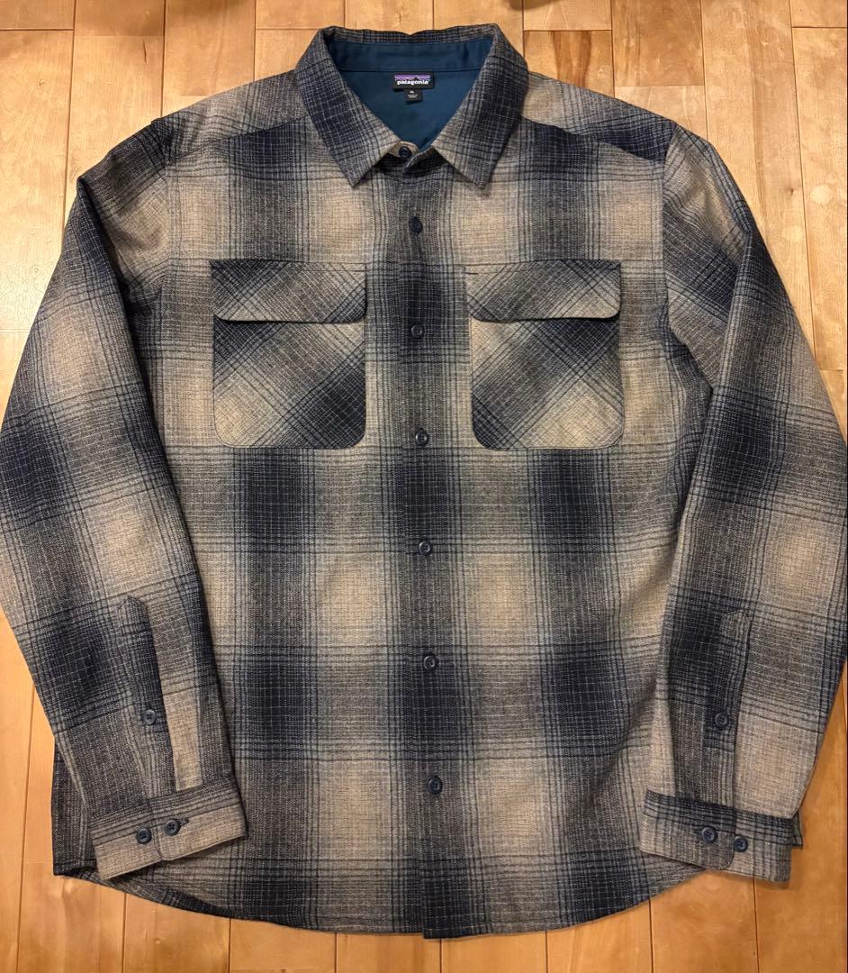 極美品 パタゴニア ウール オンブレ ネルシャツ XL ヘビーフランネル