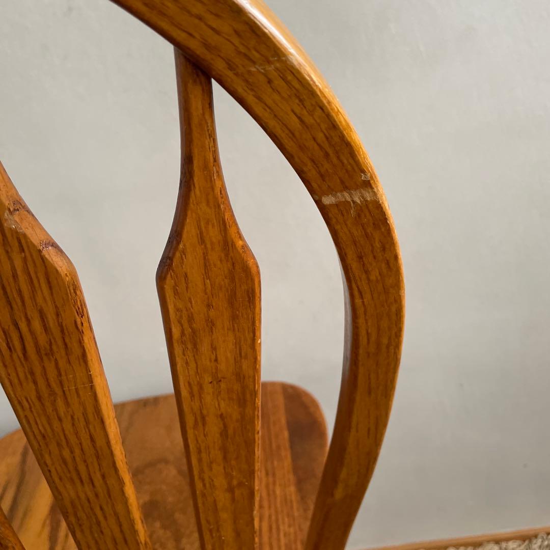 ①Shin Lee シンリー ダイニングチェア ウィンザーチェア　オーク材