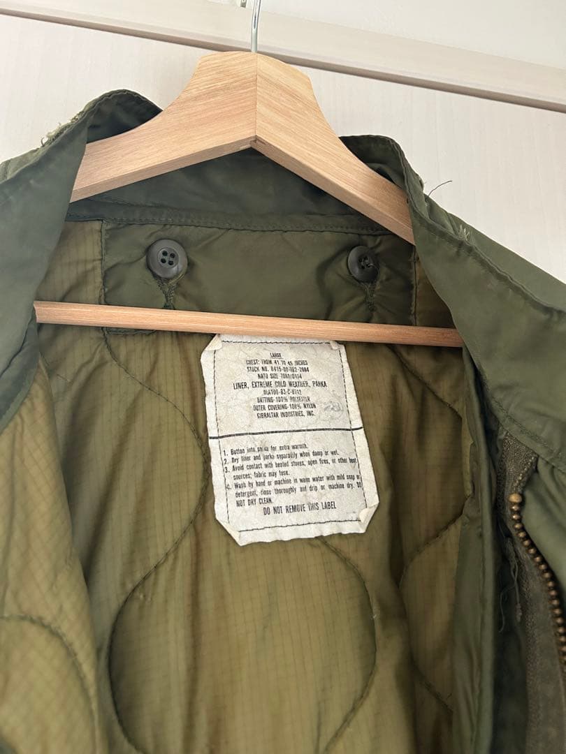 ライナー付】80's us army m-65 モッズコート vintage