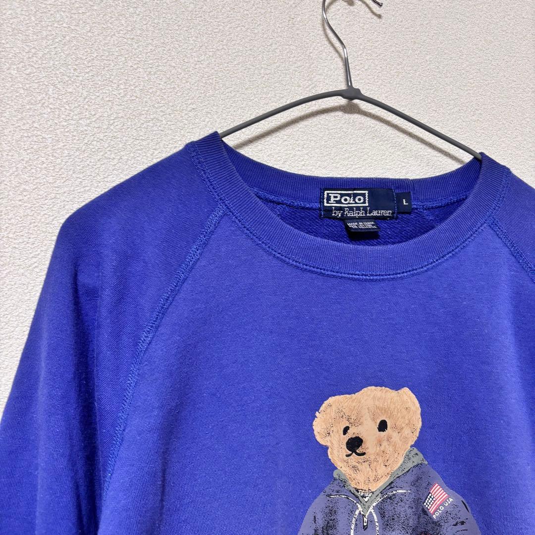 【入手困難】90s POLO Ralph Lauren ポロベアスウェット L