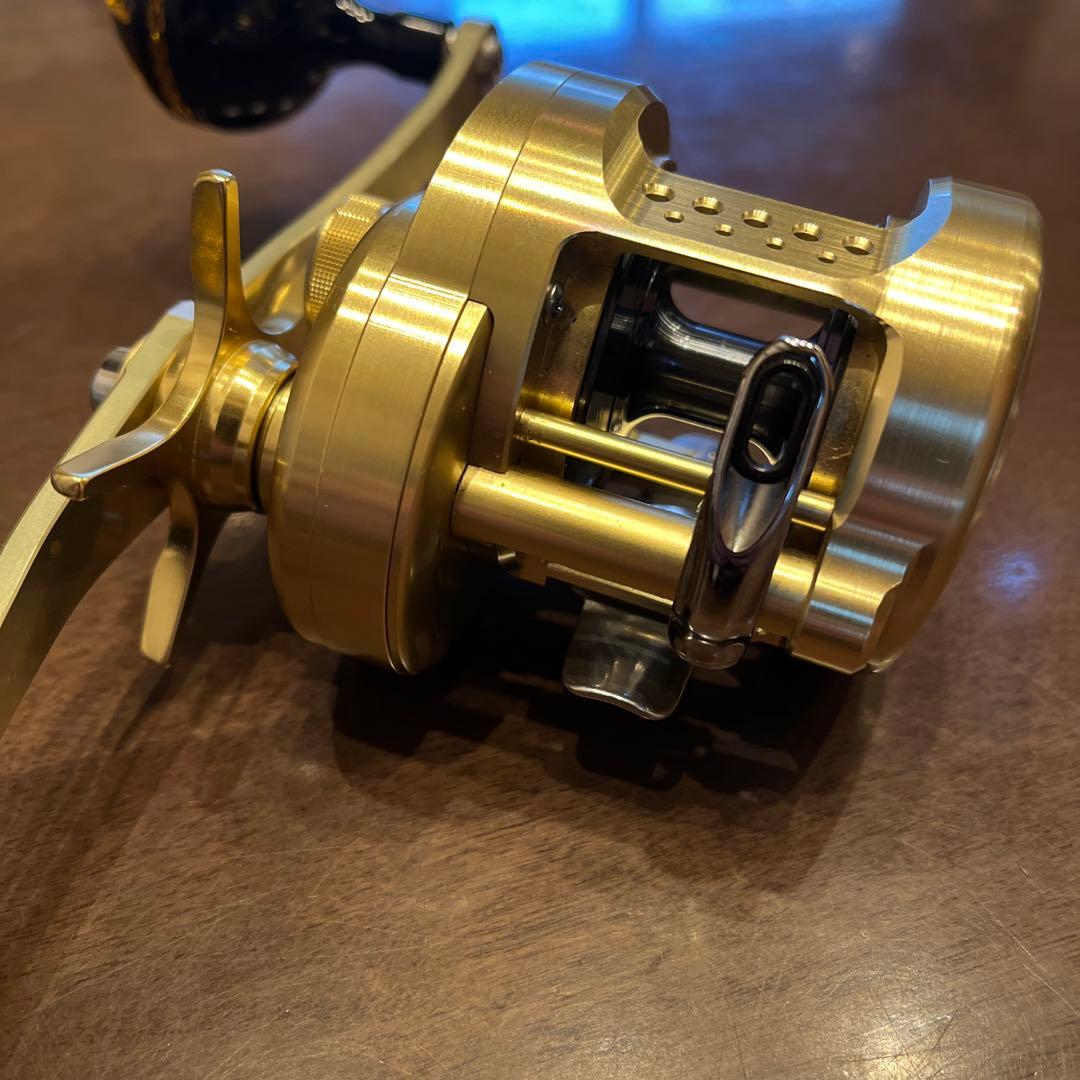 16オシアコンクエスト300HG ディープタイラバ用カスタム　ロングハンドル