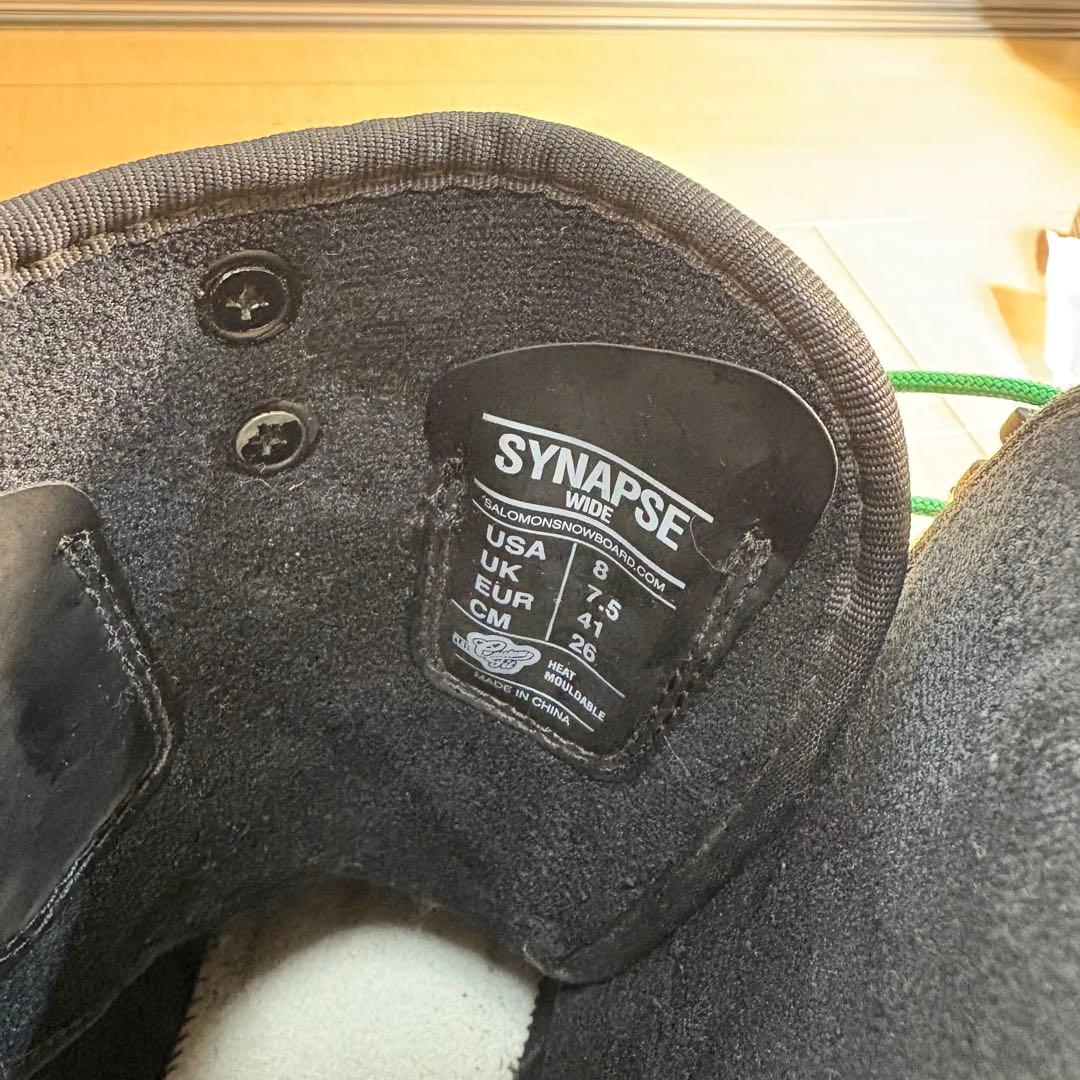SALOMON SYNAPSE WIDEメンズ　スノーボード　ブーツ　26cm