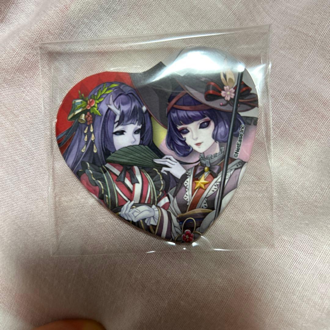 第五人格 芸者 美智子 アカデミー5個クリスマス1個 カフェハートバッジ