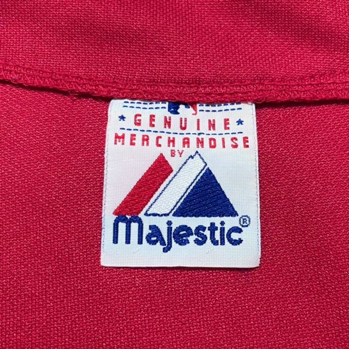 【US古着】 マジェスティック MLB メジャー レッドソックス ゲームシャツ