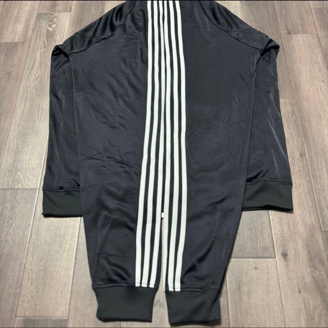 adidas 00s オーバーサイズトラックトップ ブラック y2k ジャージ