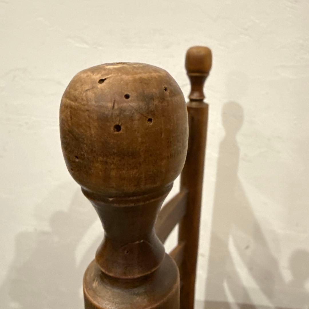 ヴィンテージ　ダイニングチェア　カフェチェア　藁座面　2