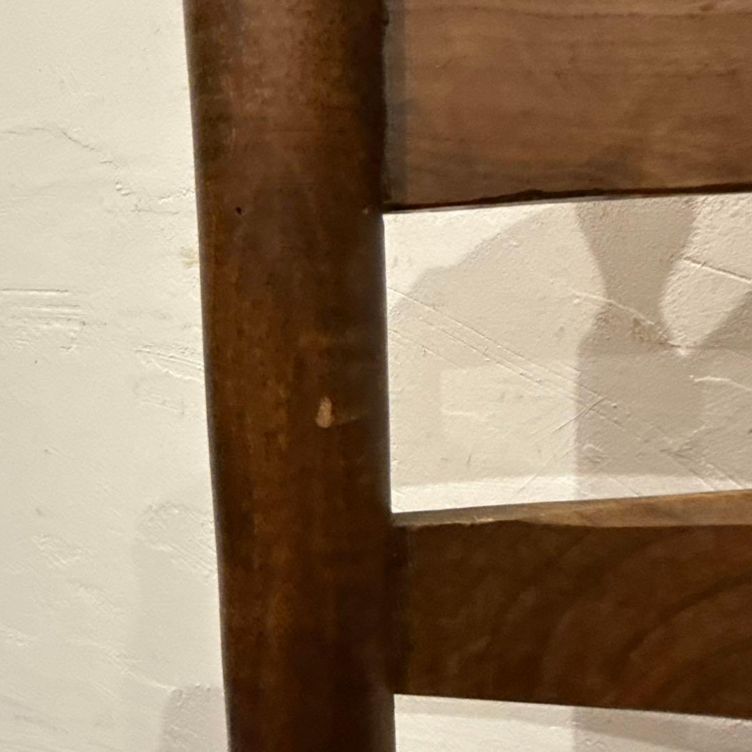 ヴィンテージ　ダイニングチェア　カフェチェア　藁座面　2