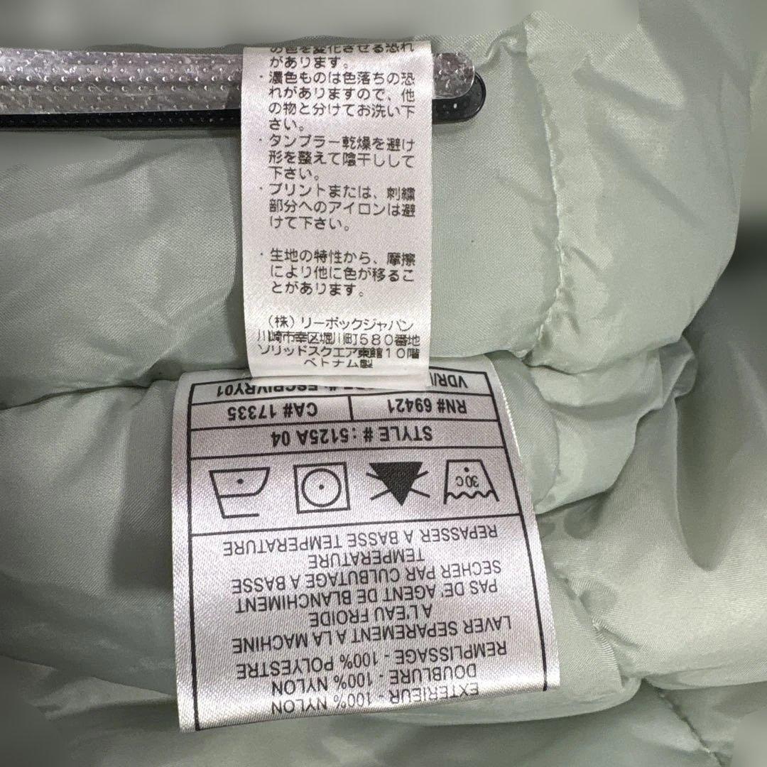 Reebok RAIDERS フード付きジャケット XL中綿厚手