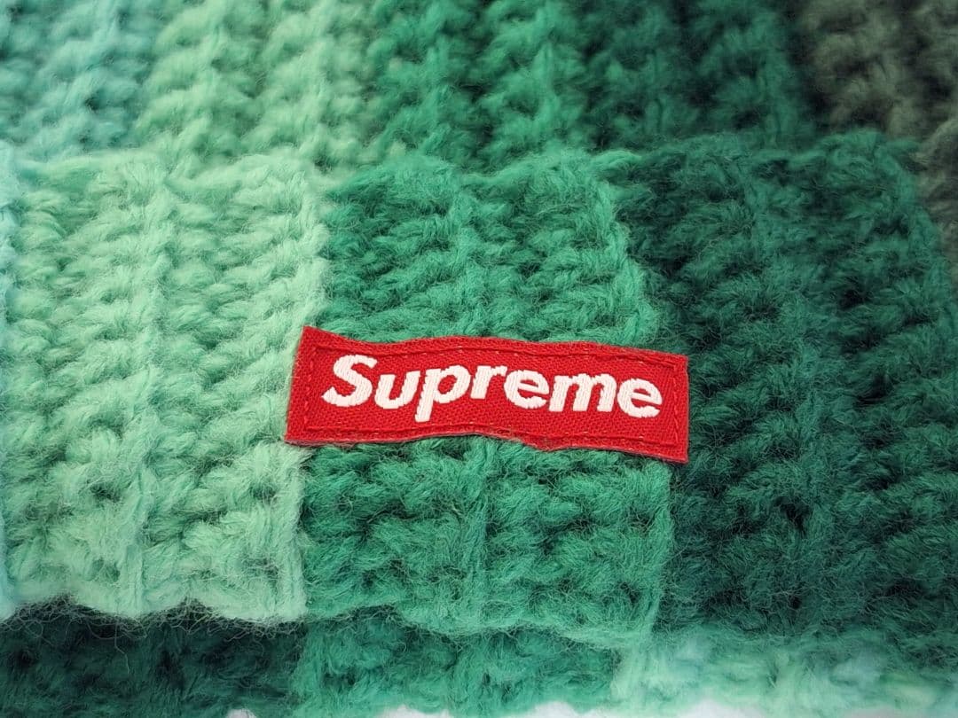 Supreme　Gradient　Crochet　Beanie　\"Green\"