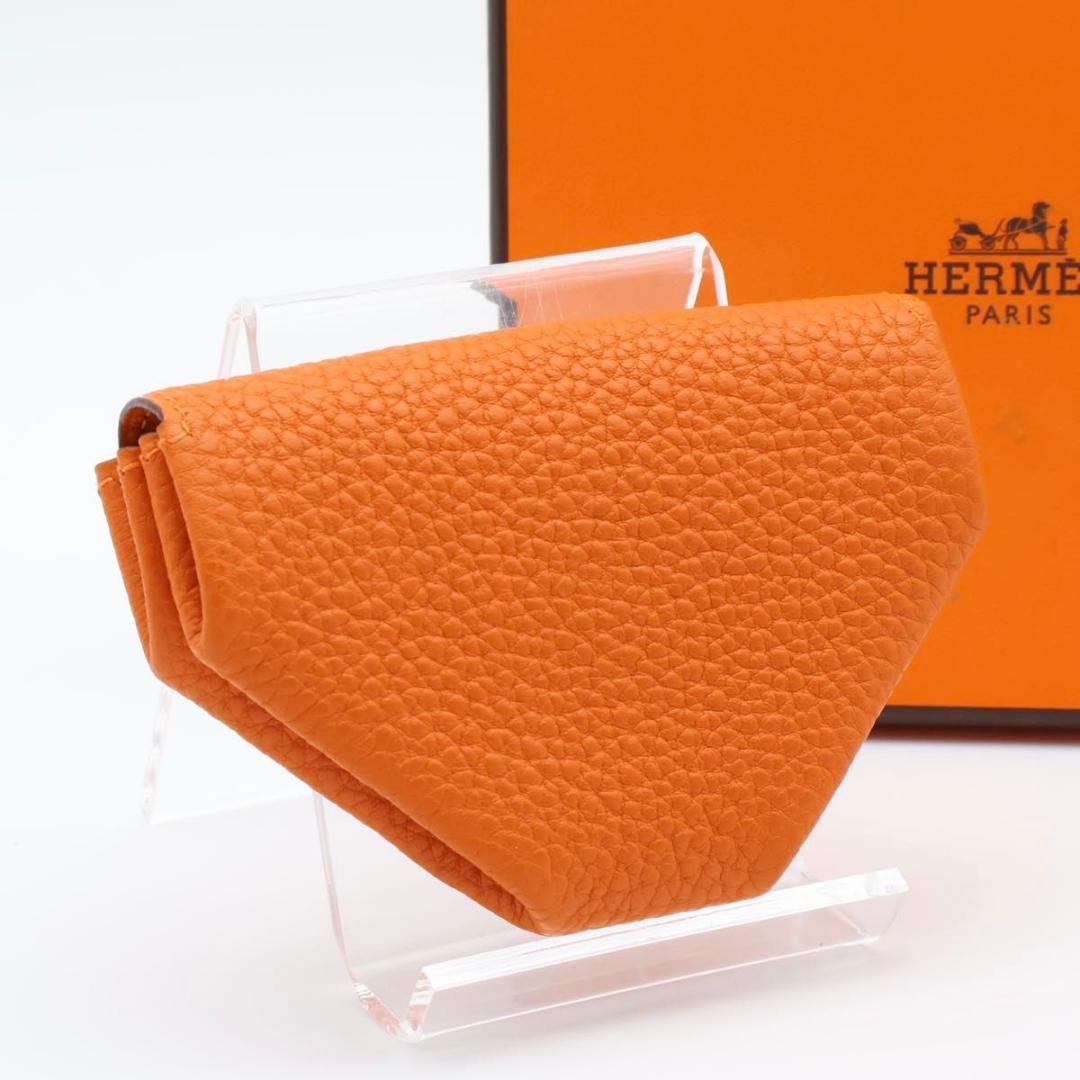 【未使用級】HERMES ルヴァンキャトル　トリヨン　ケース　オレンジ