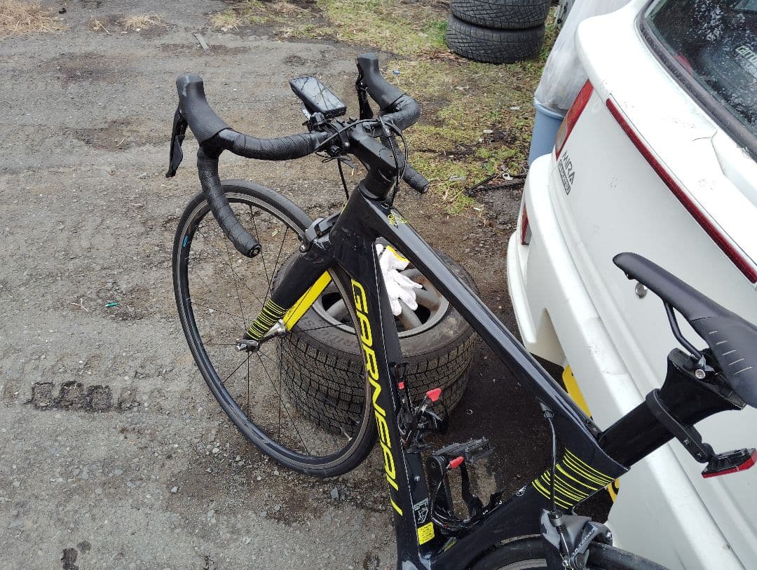 GARNEAU ロードバイク ブラック/イエロー