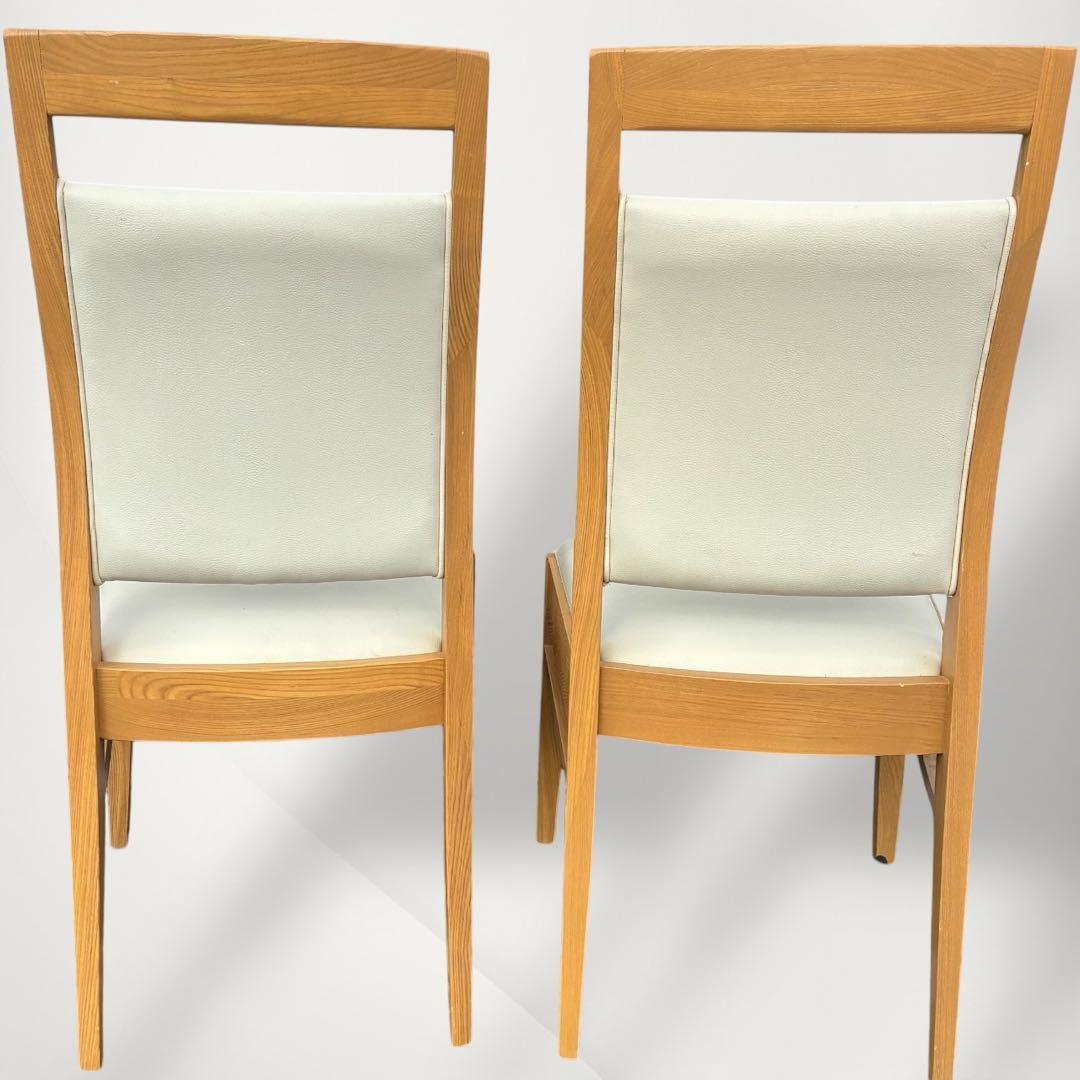 ニトリ　ダイニングチェア　2脚セット　ロレイン3　ライトブラウン　希少