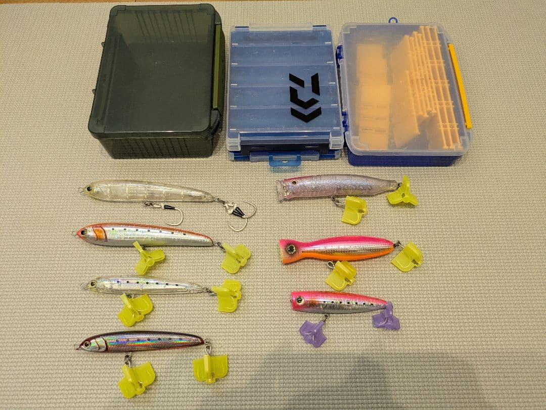 青物ルアーセット、ラピード、リライズ、フィード、ポップクイーン、バレットブル