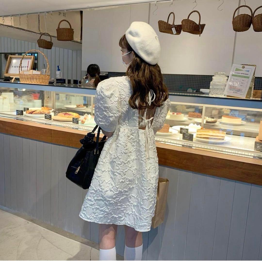 Treat ürselfトリートユアセルフ ジャガードワンピース - メルカリ