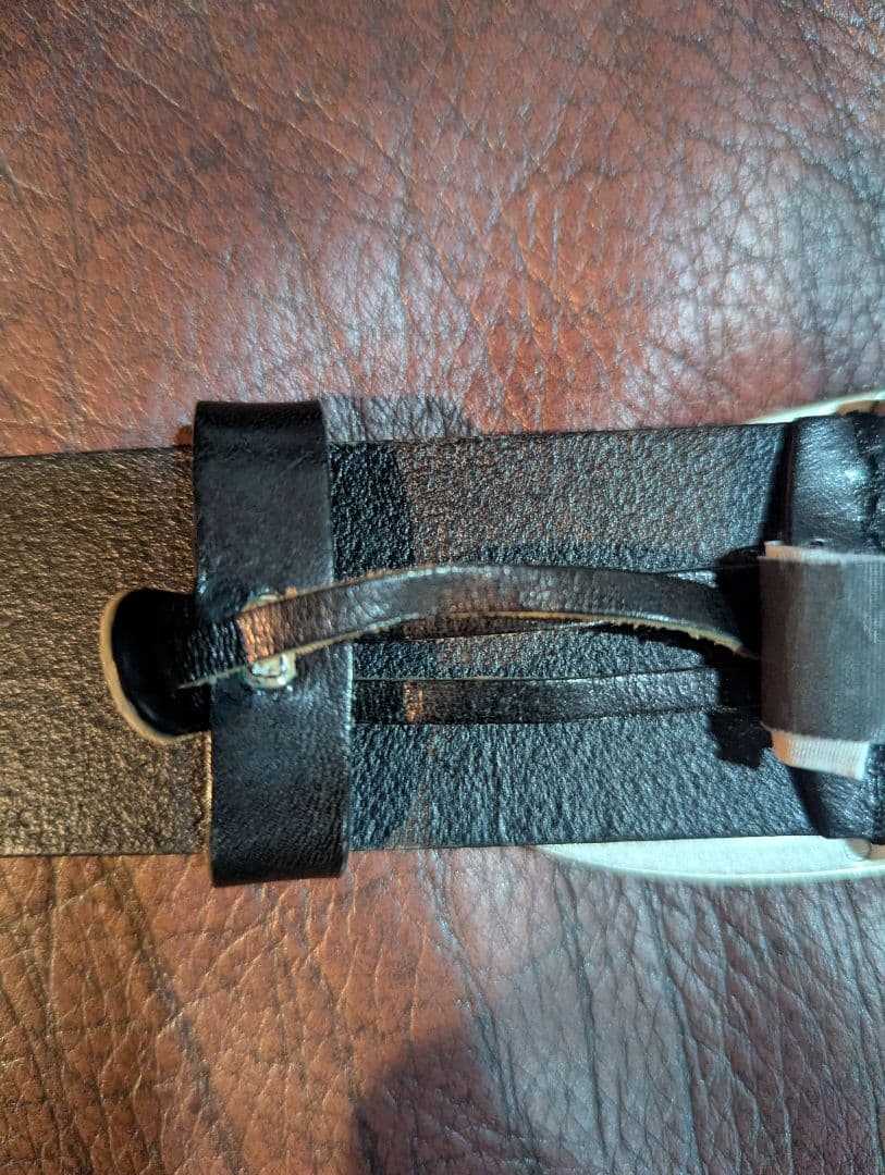 [正規品・未使用美品・収納袋付き]DIESEL 1DR オーバルDロゴベルト