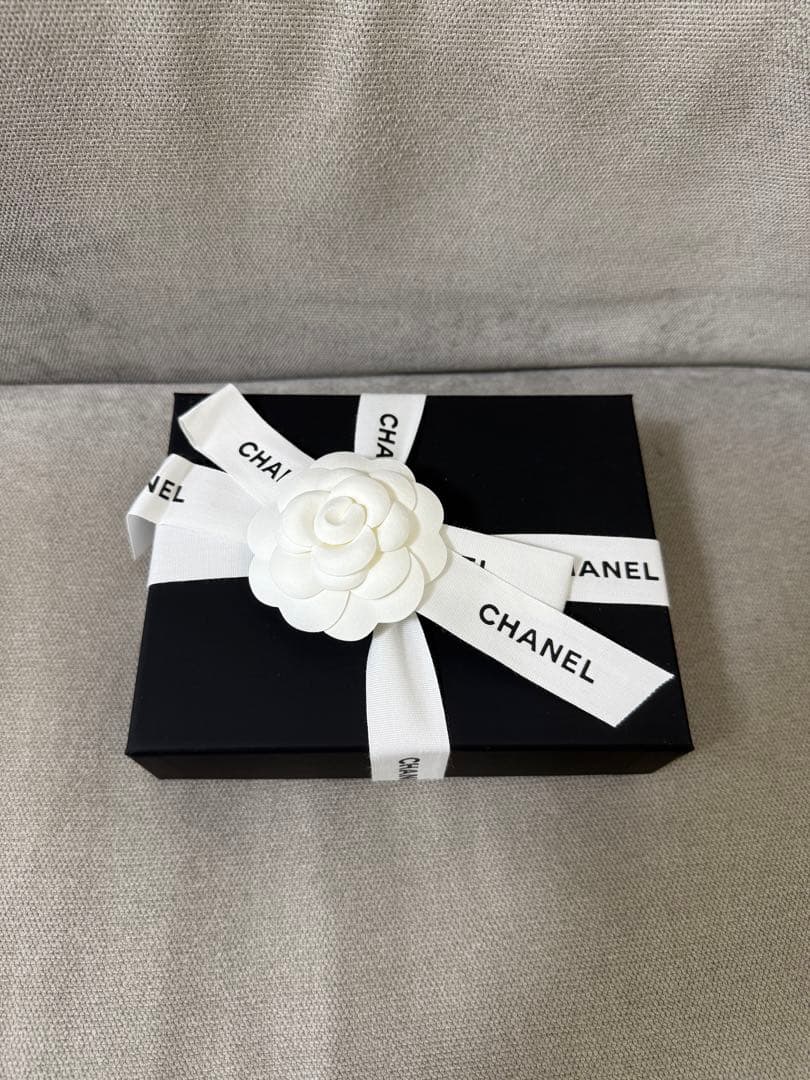 値下げ！新品未使用シャネルツイード柄ボウバレッタリボンピンク25B