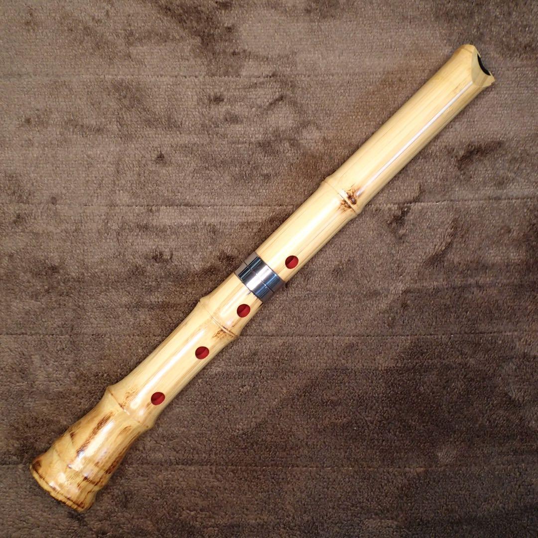 尺八 高級合竹曲管 蝴蝶 一尺五寸管(F管)