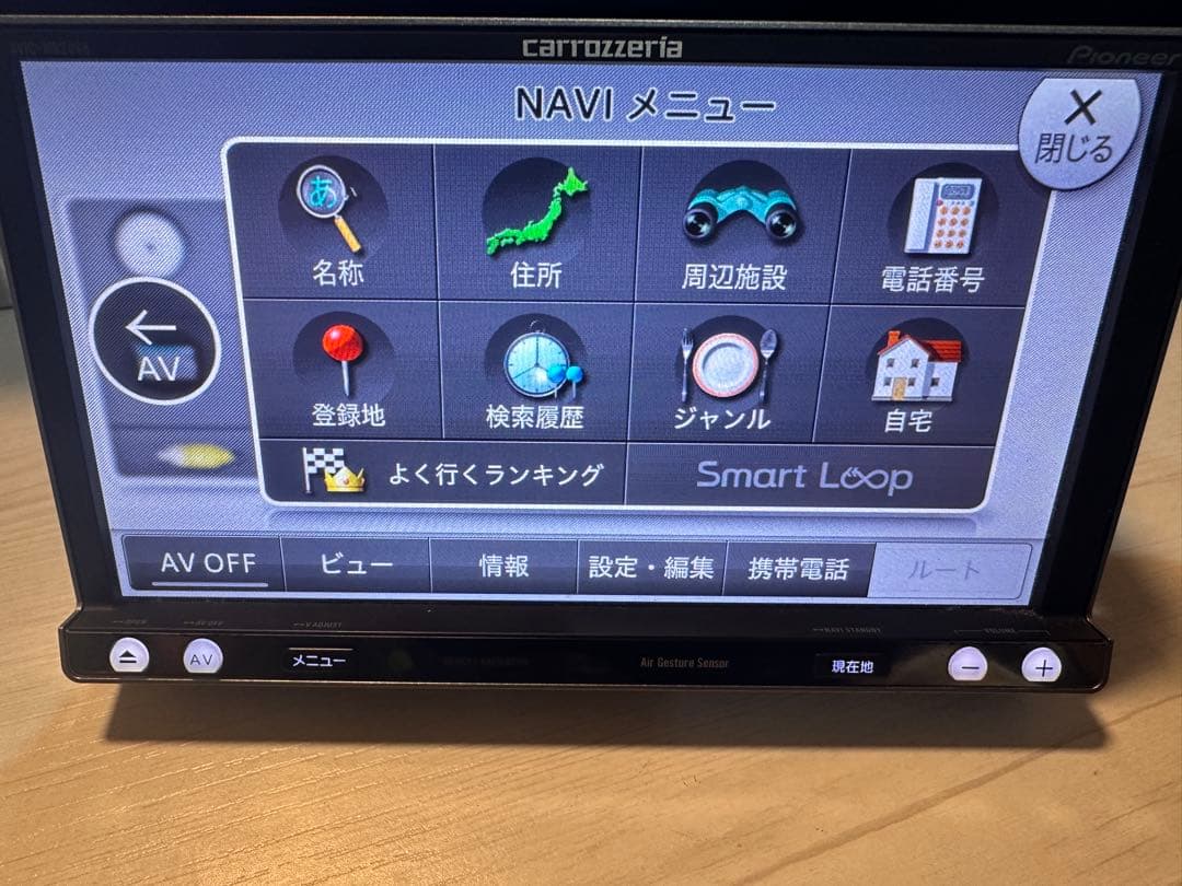 送料込 カロッツェリア ナビ Bluetooth ハンズフリー