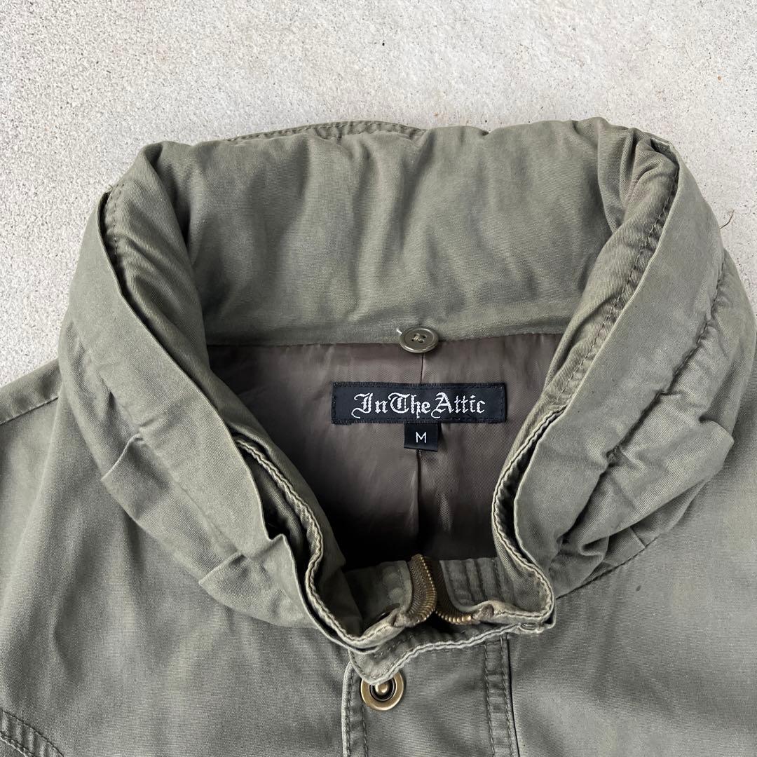 Y2K 00s in the attic ギミック ミリタリージャケット カーキ - メルカリ