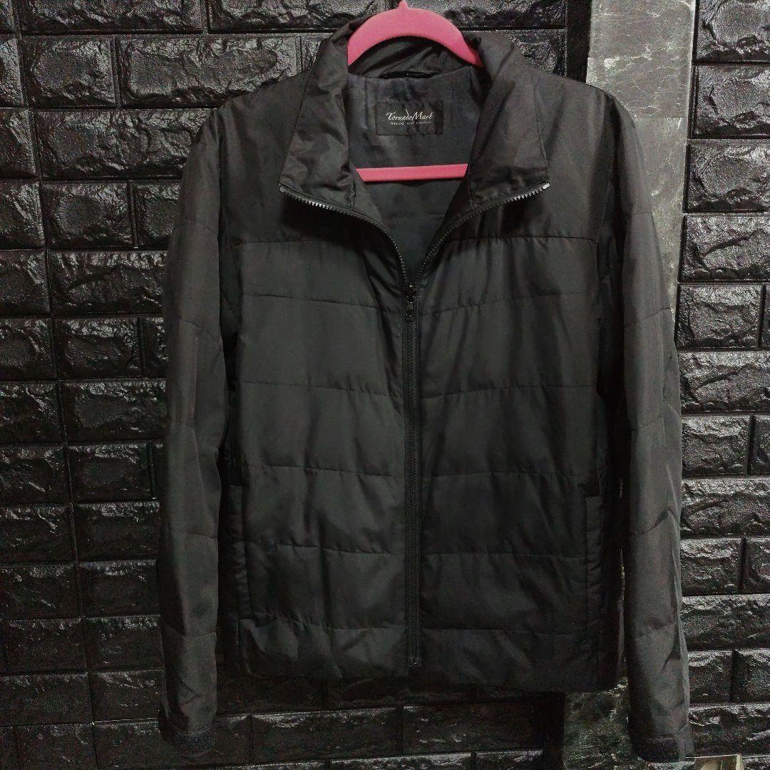 未使用に近いトルネードマート黒４wayフーデッドサイドスリットコート×ジャンパー