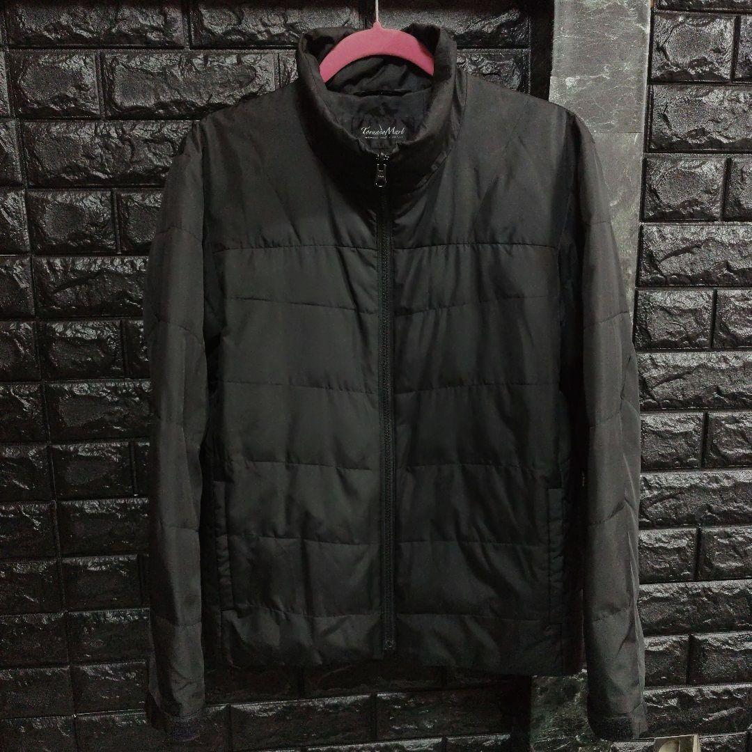 未使用に近いトルネードマート黒４wayフーデッドサイドスリットコート×ジャンパー