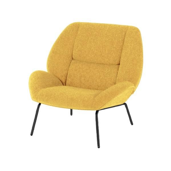 Fion(フィオン) ソファ 1人掛けイエロー | 激安通販のイーサプライ