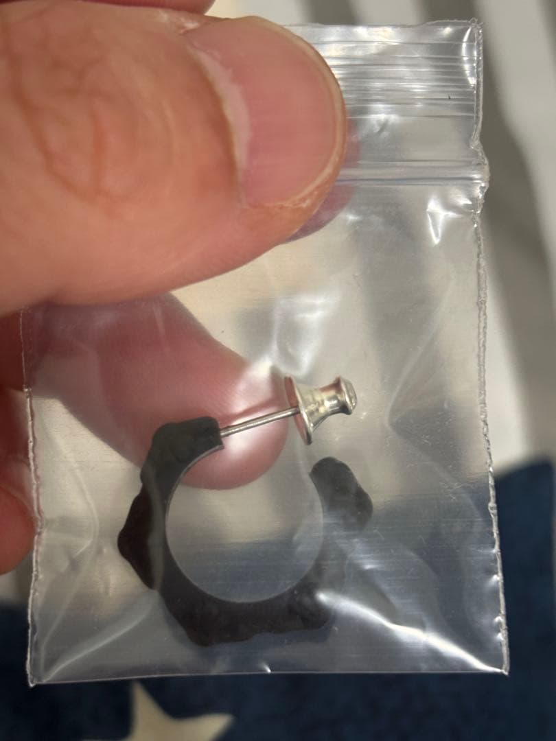 【新品・未使用】Chrome Hearts クロスバンド フープ シリコンピアス