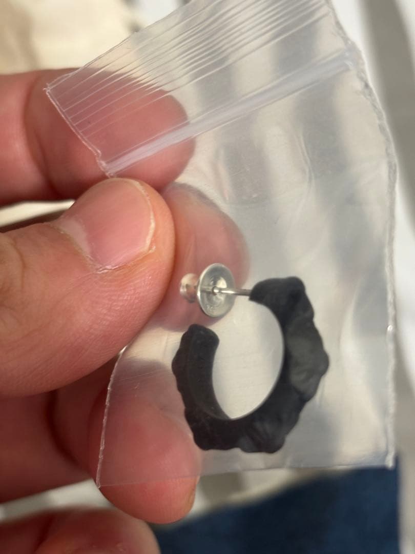 【新品・未使用】Chrome Hearts クロスバンド フープ シリコンピアス