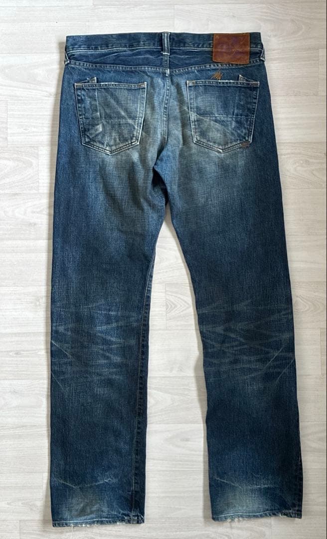 Prps／デニム／ジーンズ／ダメージ加工／紫製品／日本製／2601112