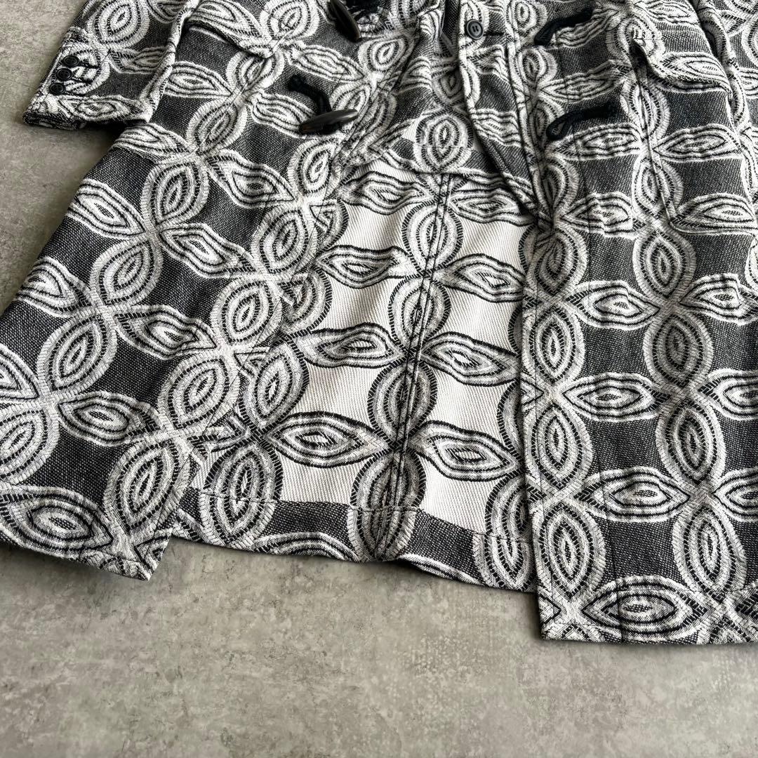 コムデギャルソン オムプリュス【S】AD2013 ジャガード コート ダッフル