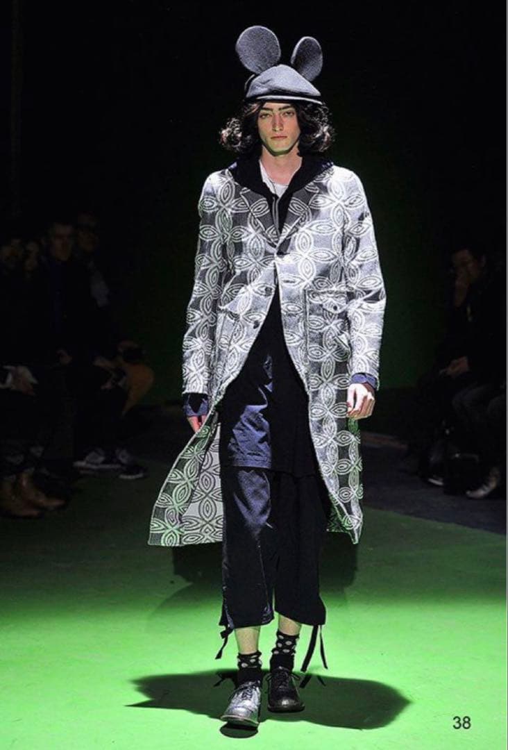 コムデギャルソン オムプリュス【S】AD2013 ジャガード コート ダッフル