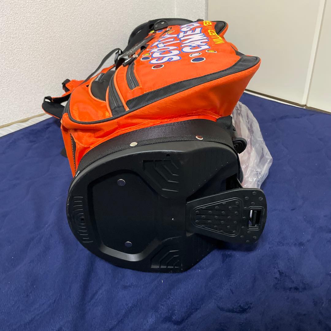 新品未使用　スコッティキャメロン　キャディバッグ　オレンジ