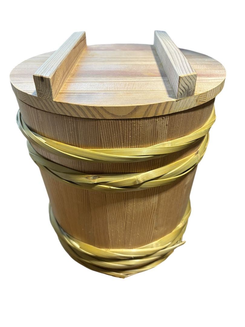 ⭐︎高級品⭐︎ 味噌桶（藤井製桶所製 味噌出来高6kg用） 吉野杉 漬物