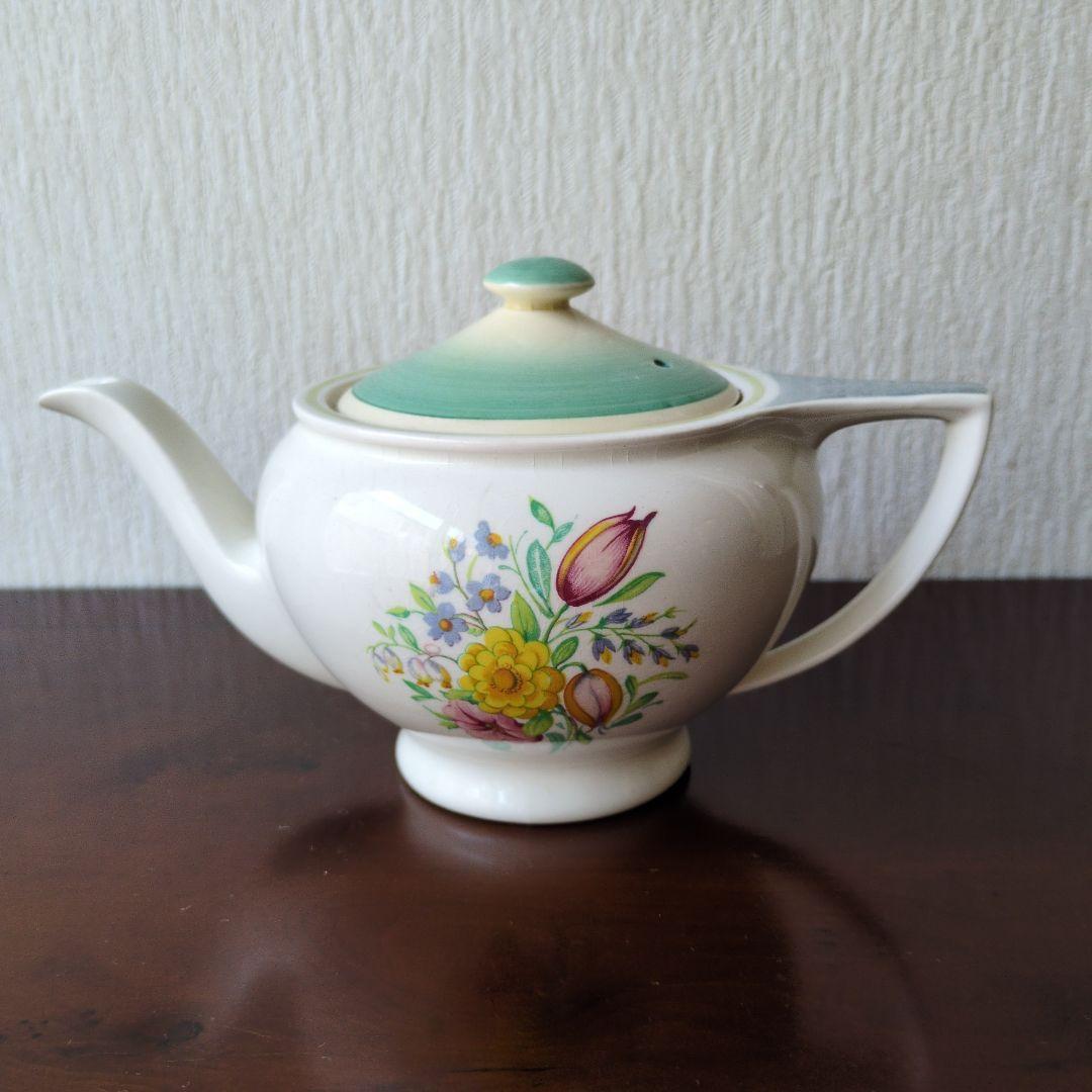 難＊スージークーパー＊スワンシープレイシュガー、クリーマー、ジャム、ティーポット