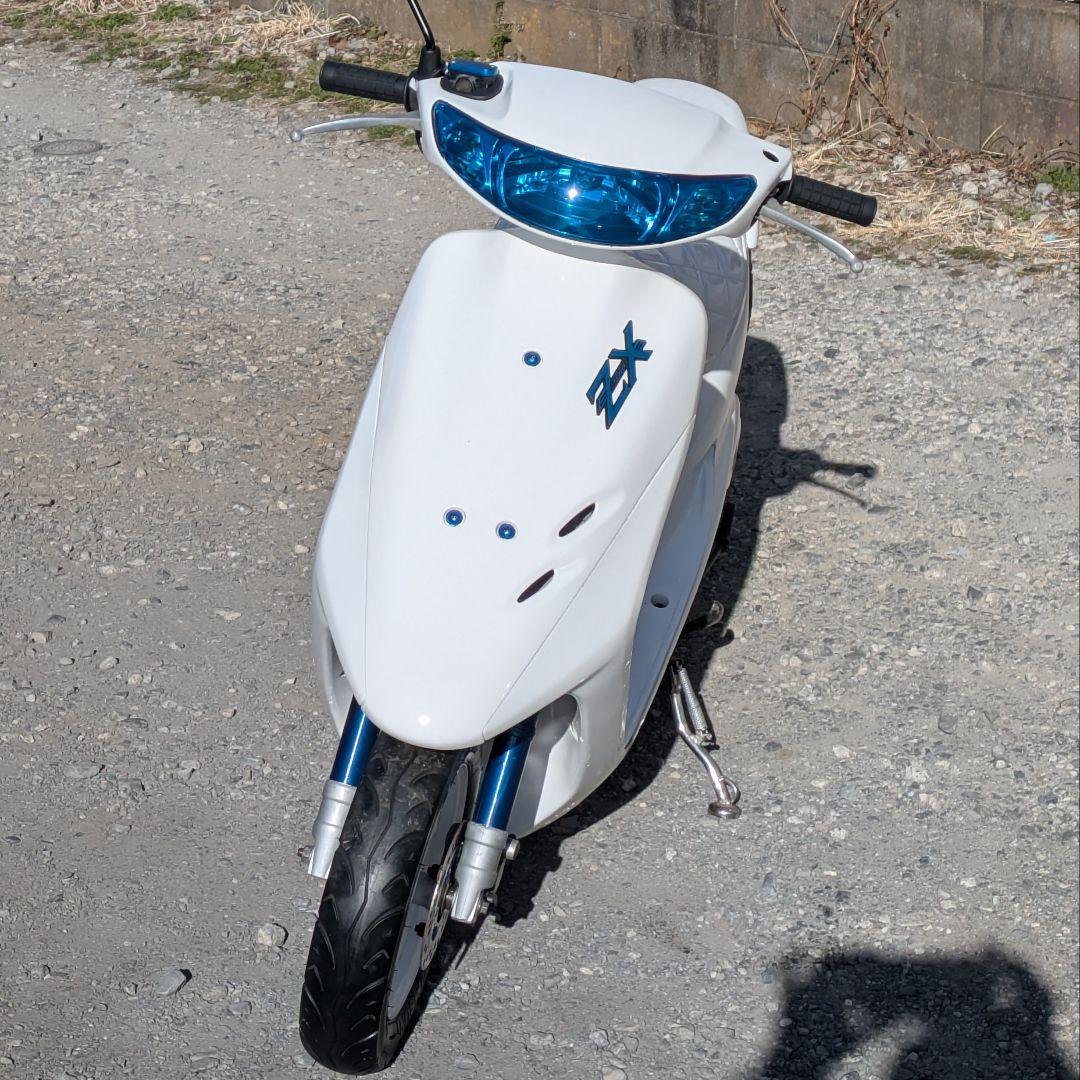 ライブディオZX AF35仕様 AF34カスタムホワイト - メルカリ