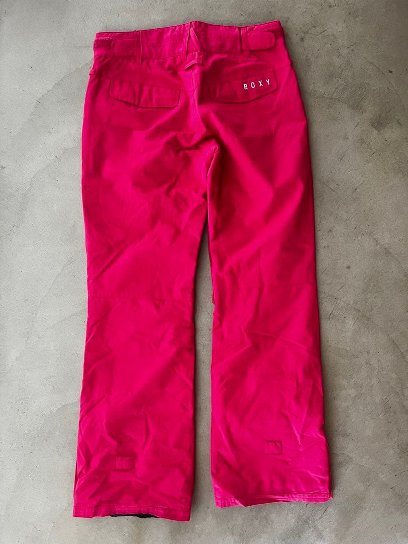 【ROXY】ロキシー★スノーボード　ウェア　S　上下　総柄　ピンク　スキー