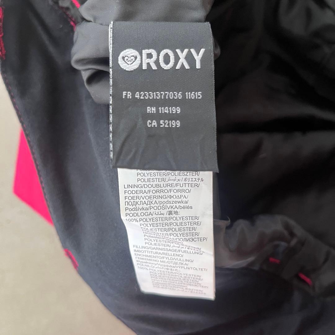 【ROXY】ロキシー★スノーボード　ウェア　S　上下　総柄　ピンク　スキー