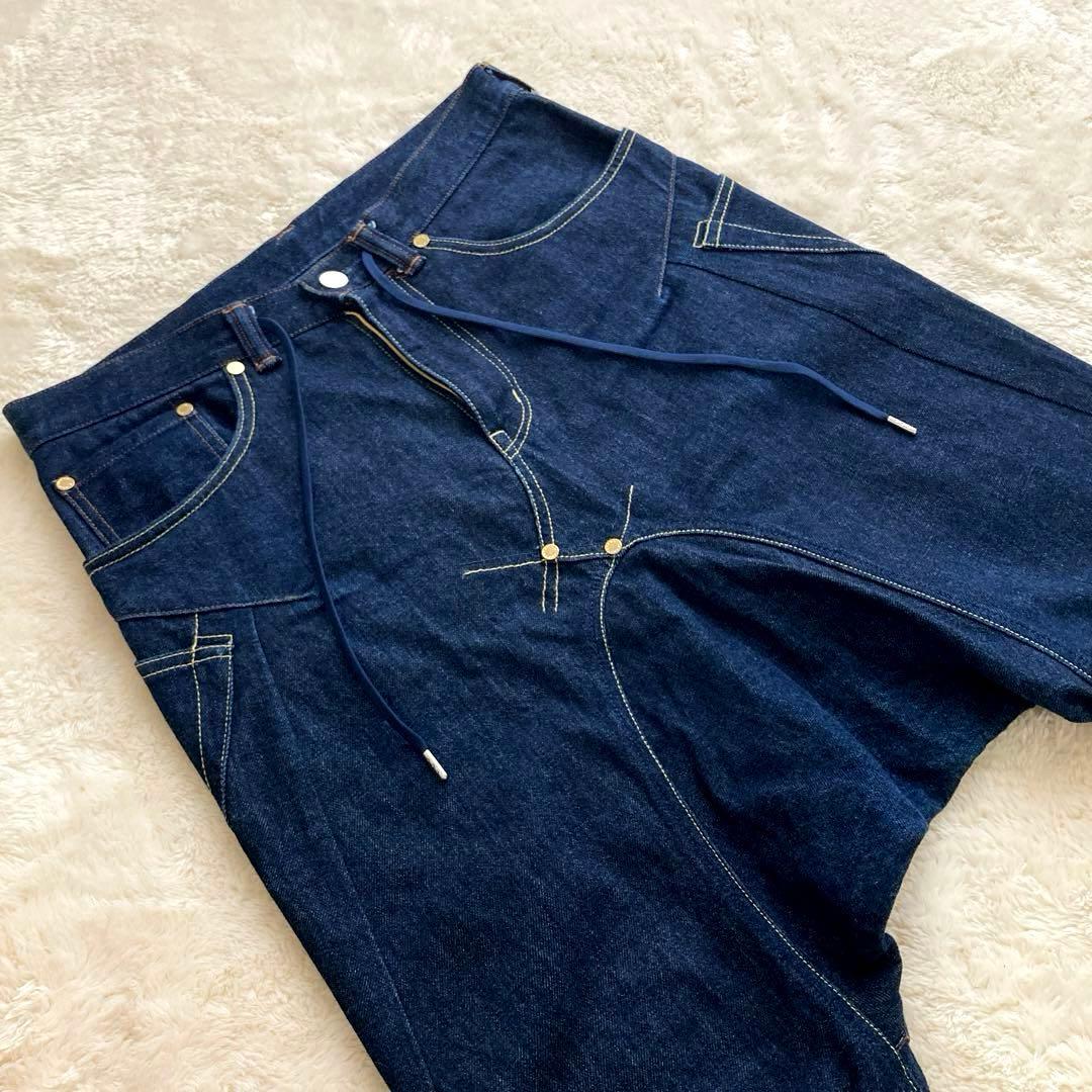 basil164さん専用】美品FUMITO GANRYU サルエルデニムパンツ - メルカリ