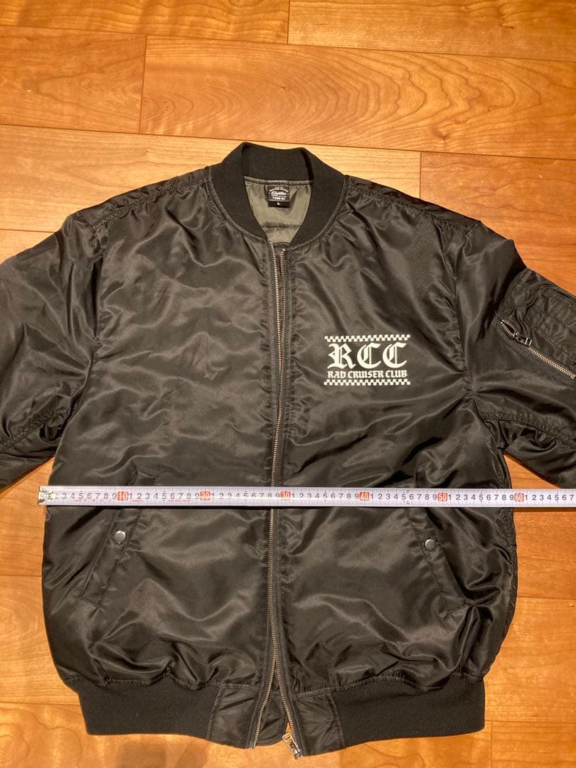 ランクル60 MA-1 L 黒　フライトジャケット　ミリタリージャケット