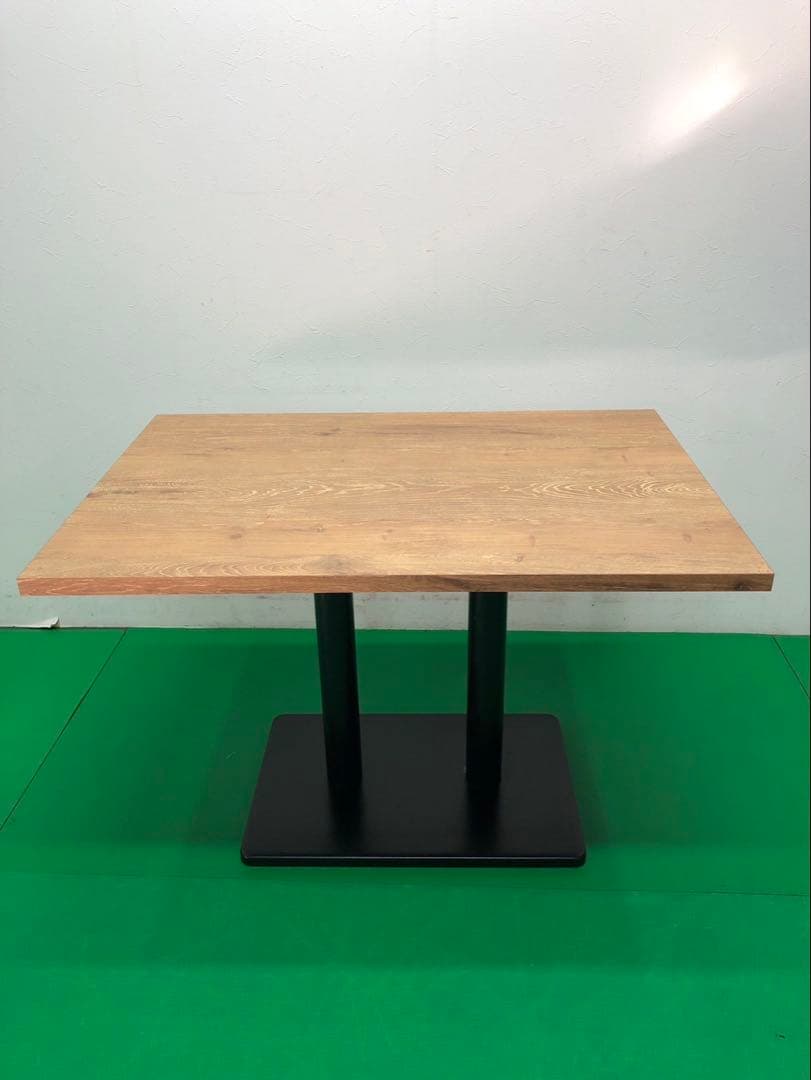 ☆地域限定送料無料☆木製テーブル 脚一体型②750×1100×730