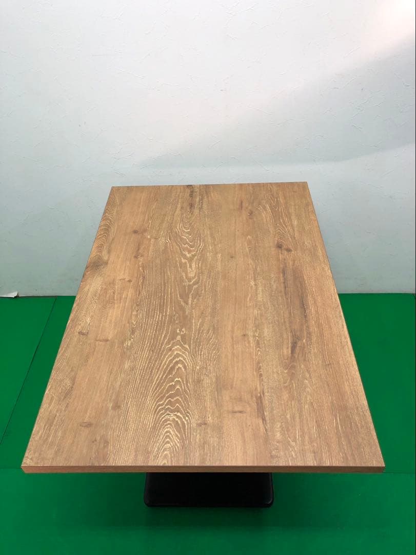 ☆地域限定送料無料☆木製テーブル 脚一体型②750×1100×730