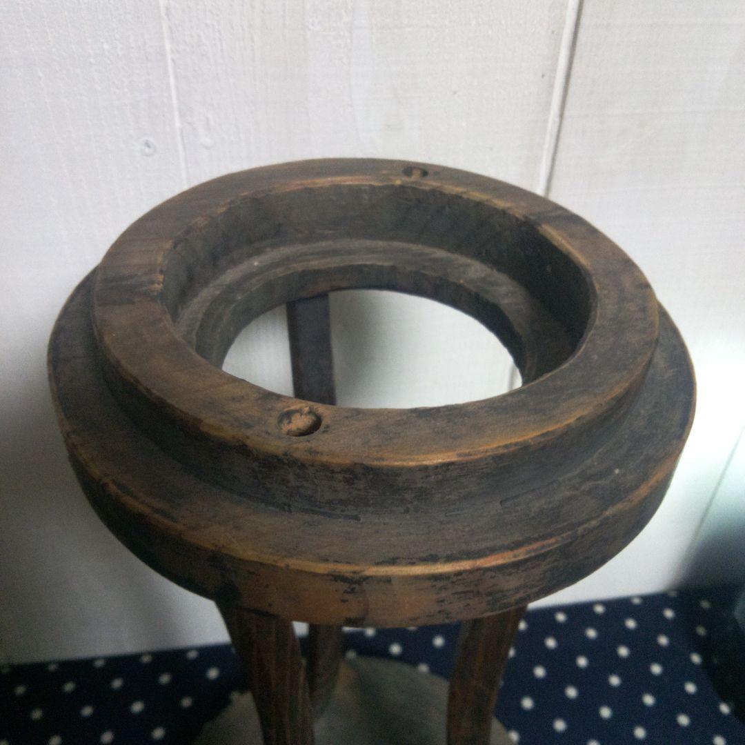 ランプ　ランタンの台　ランプスタンド