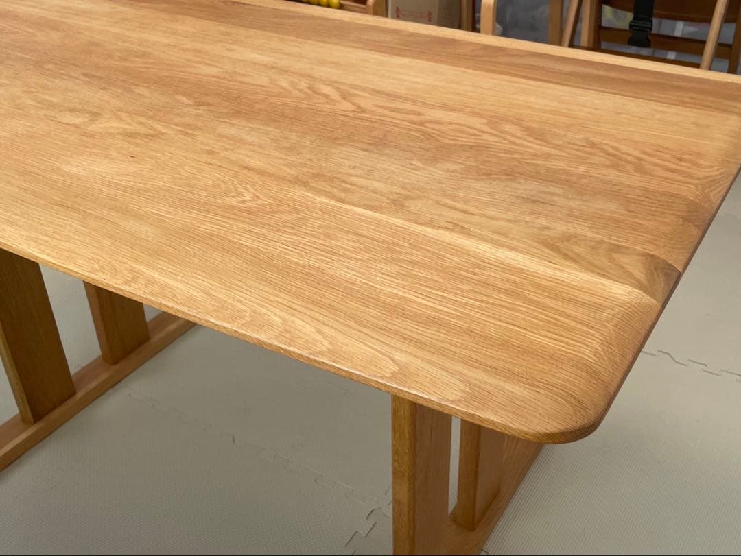 ダブルデイ オーク無垢材 テーブル 幅120㎝ - メルカリ