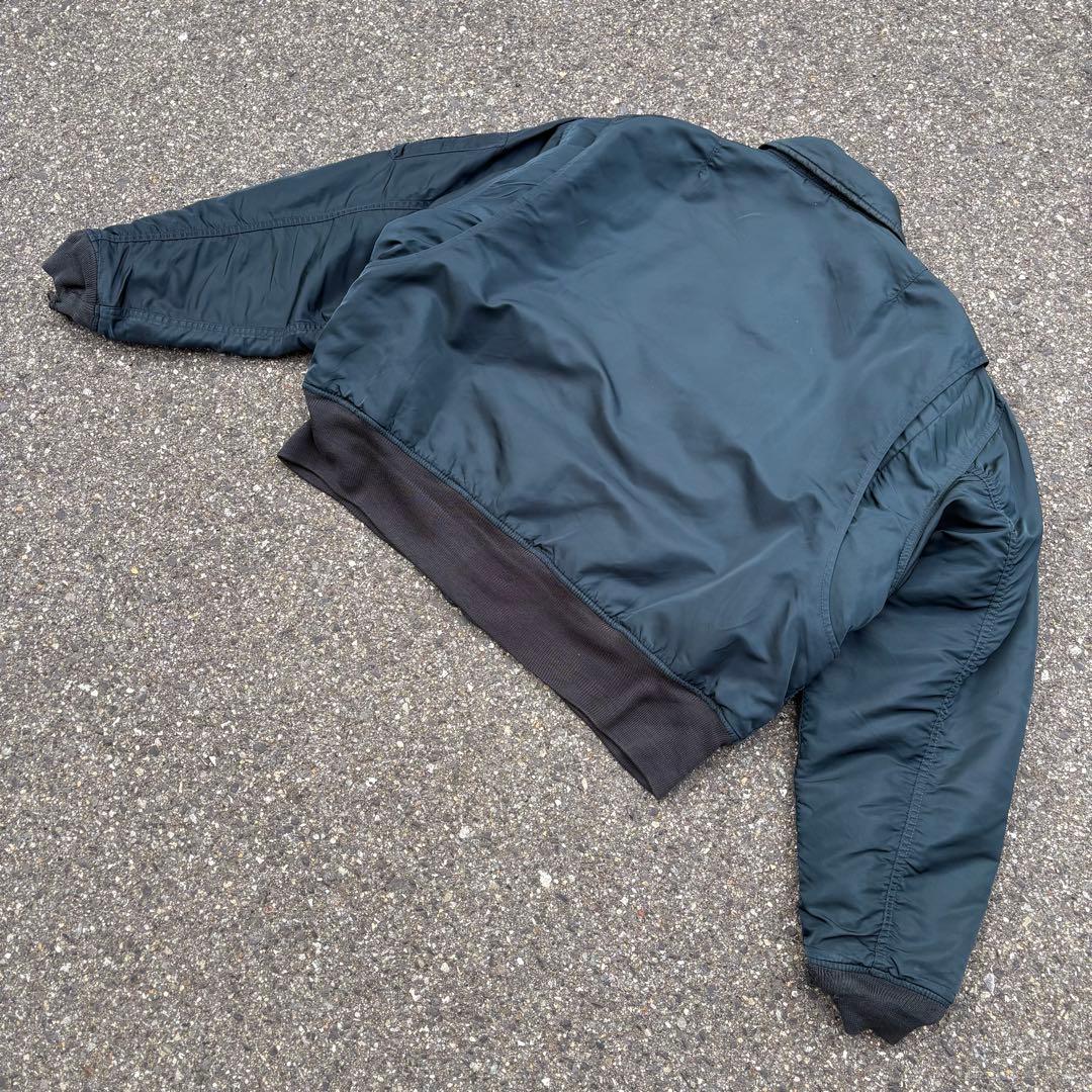 90s Schott CWU-R フライトジャケット ma-1 ダークグリーン